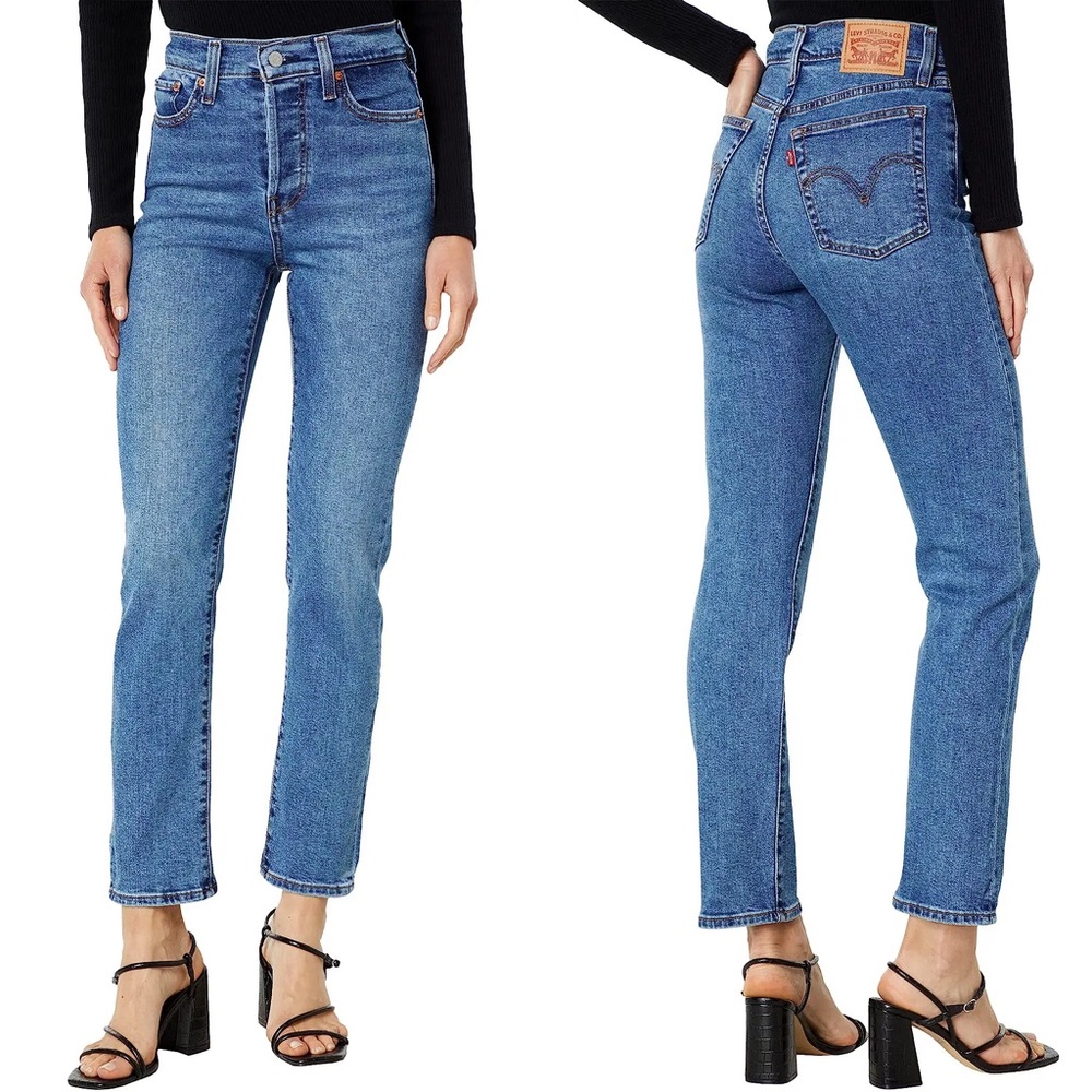 Levi's Wedgie Straight Leg Jeans in SUMMER LOVE IN THE MIST 25 x 28